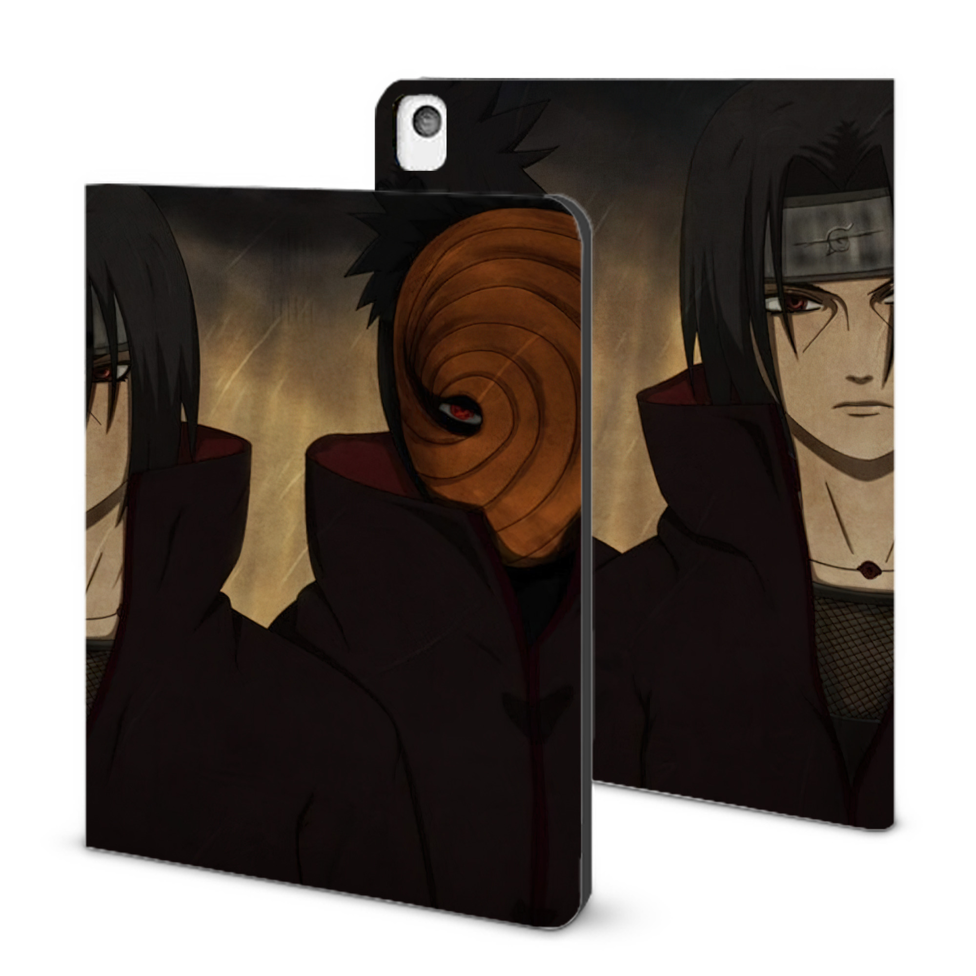 （画像用） NARUTO -ナルト- NARUTO -ナルト- 疾風伝 IPadケース ペンホルダー付き ブックスタイルデザイン